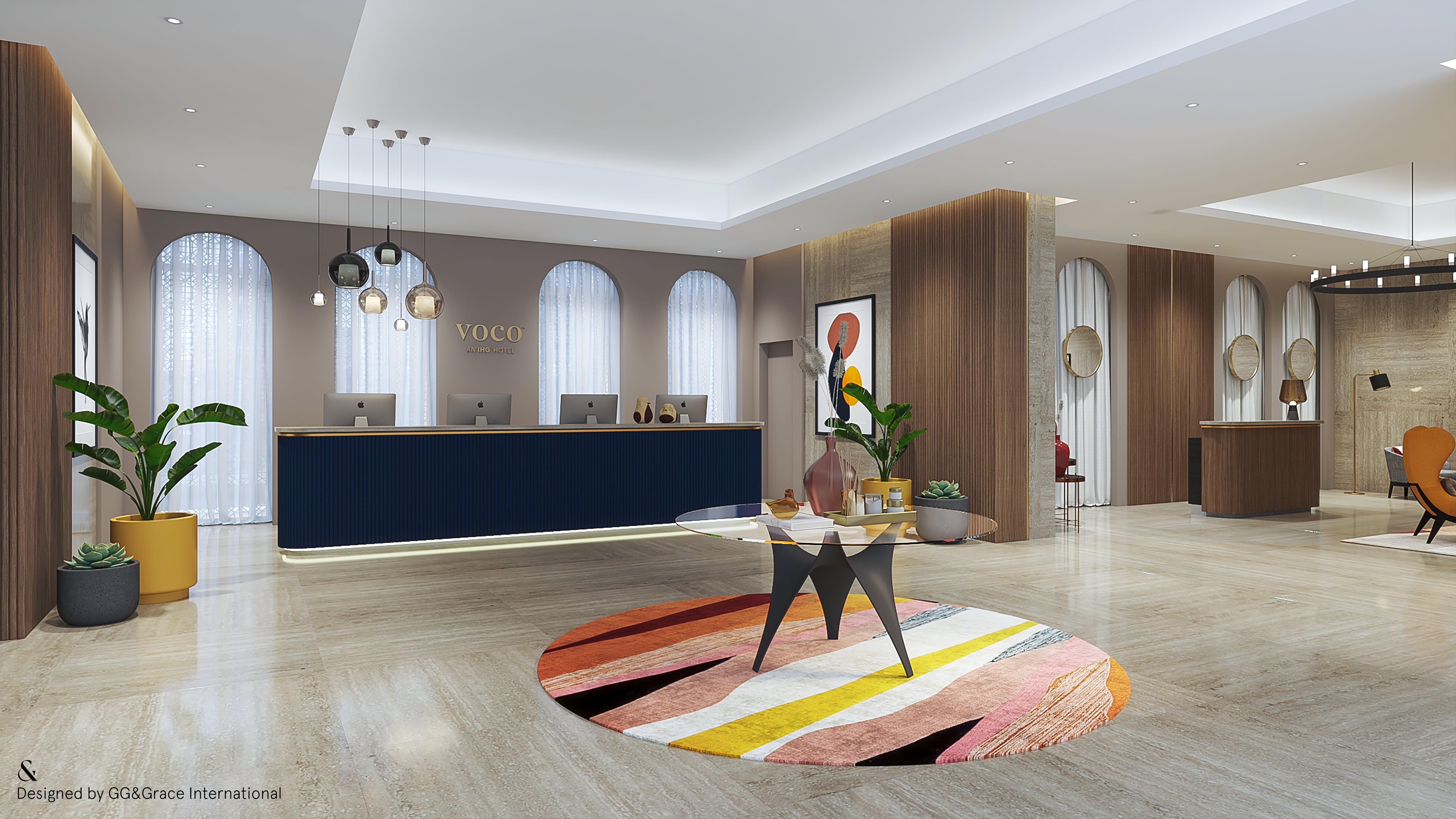 Voco Doha West Bay Suites By Ihg Exterior photo The lobby of the hotel