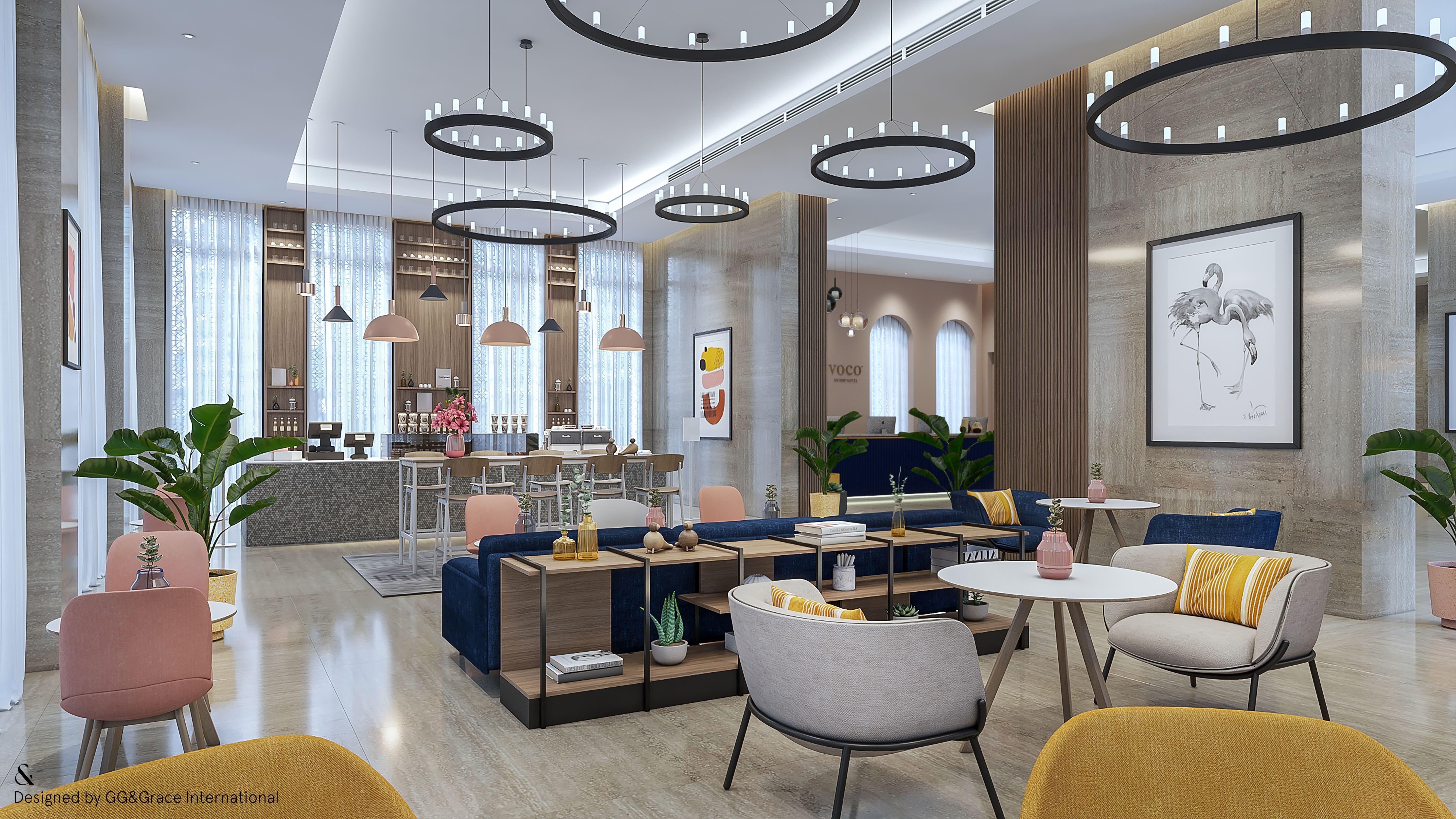Voco Doha West Bay Suites By Ihg Exterior photo The interior of the lounge