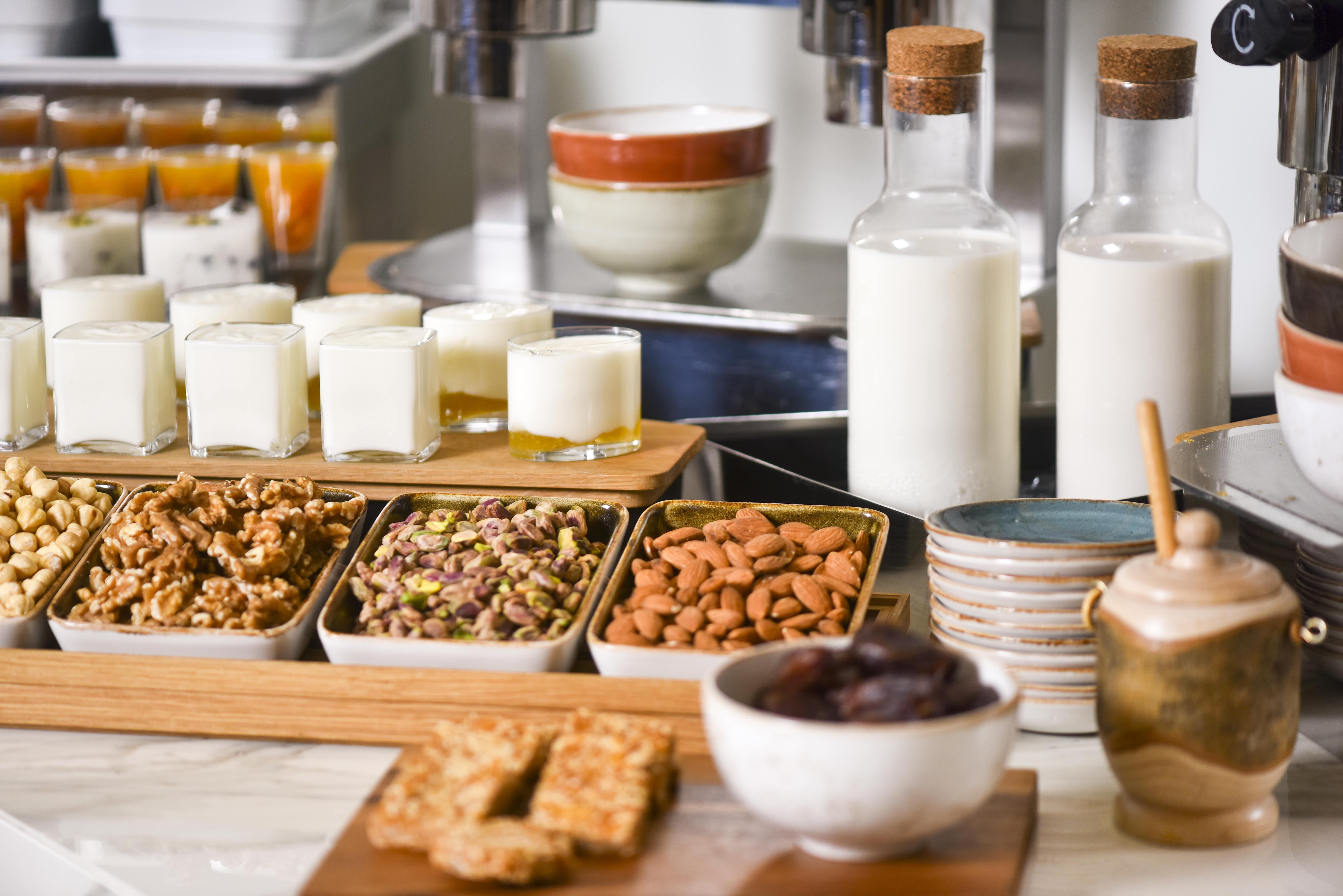 Voco Doha West Bay Suites By Ihg Exterior photo Almond milk
