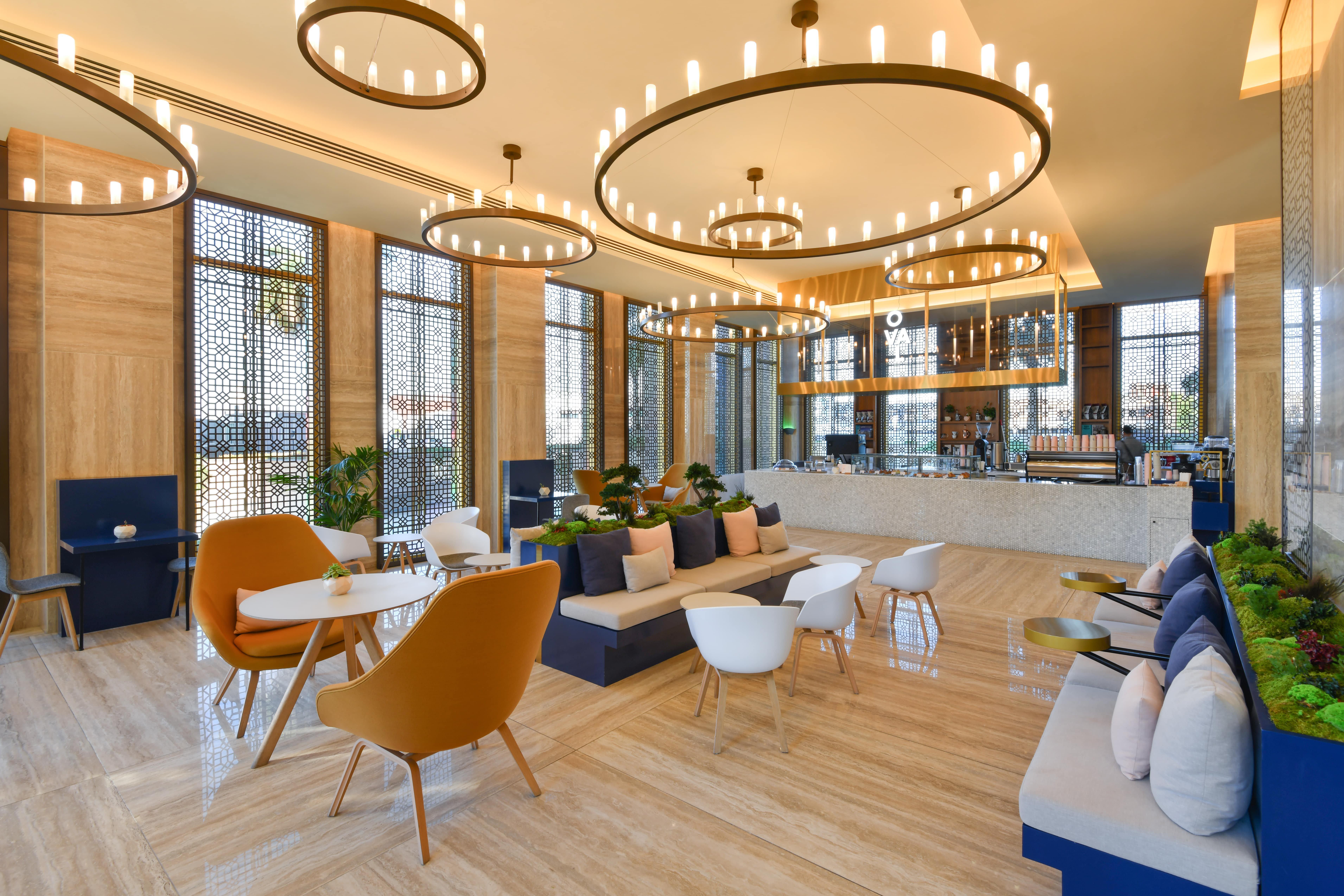 Voco Doha West Bay Suites By Ihg Exterior photo The lounge at the airport